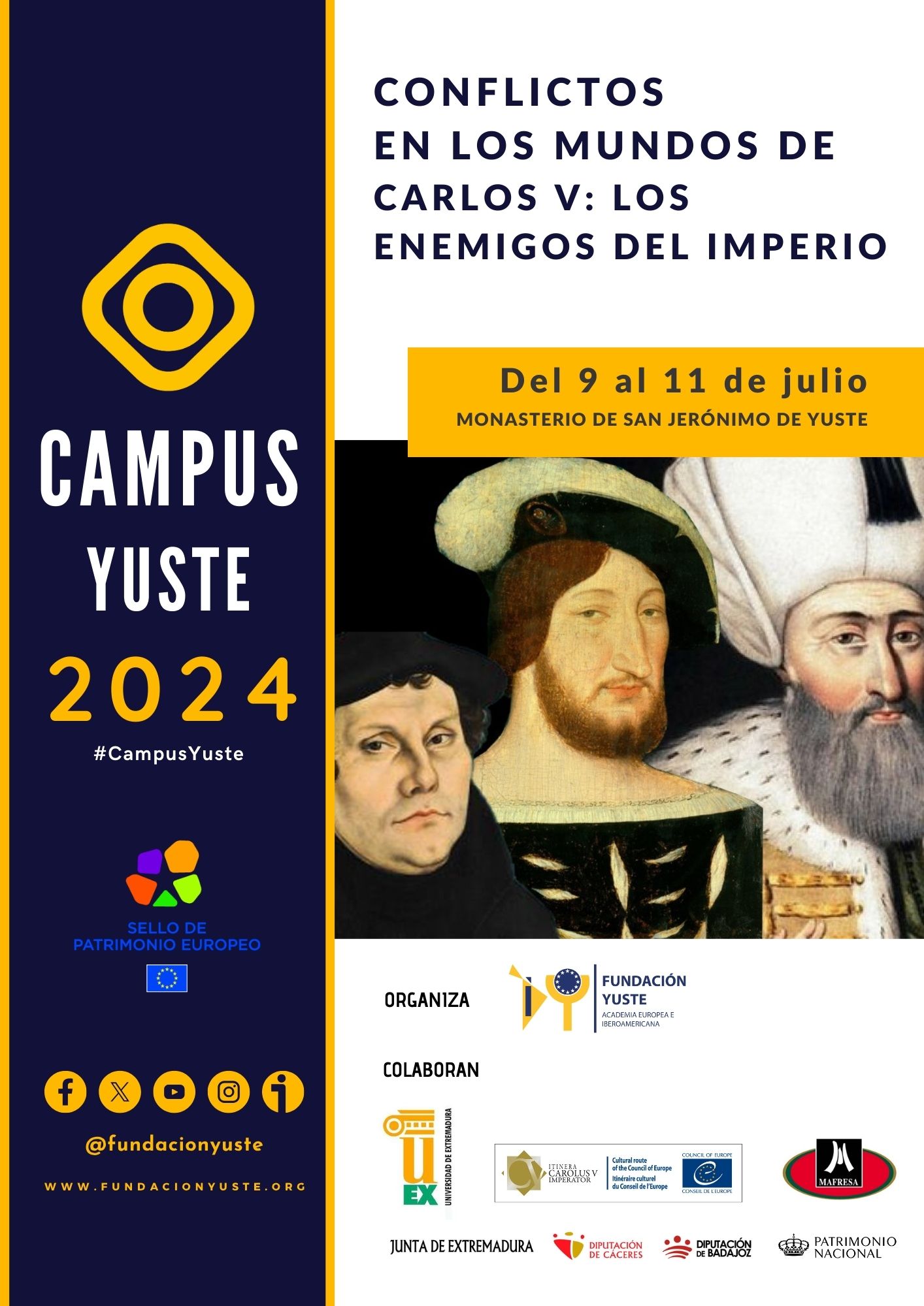 Campus Yuste dedica un curso a los enemigos de Carlos V