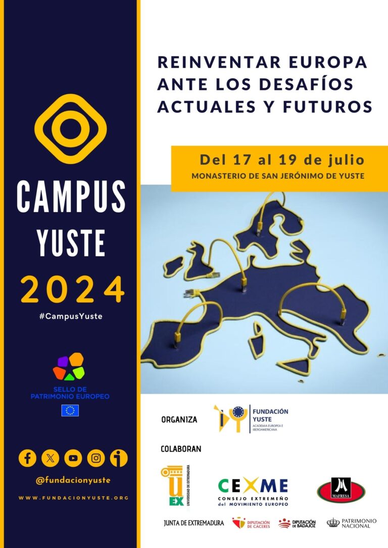 Un curso de Campus Yuste debatirá el presente y el futuro de Europa