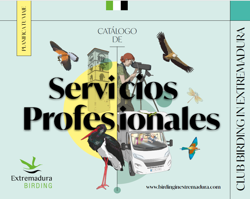 La Junta actualiza los materiales promocionales de turismo ornitológico para facilitar a los viajeros la planificación de su viaje
