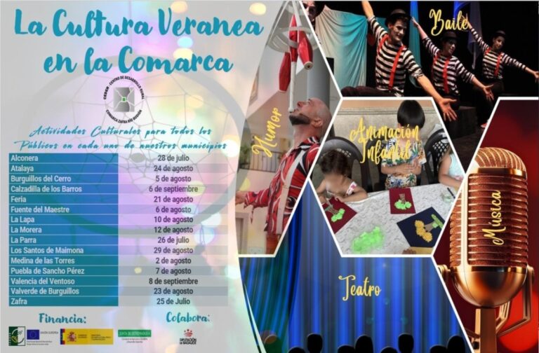 La comarca Zafra-Río Bodión se llena de cultura veraniega
