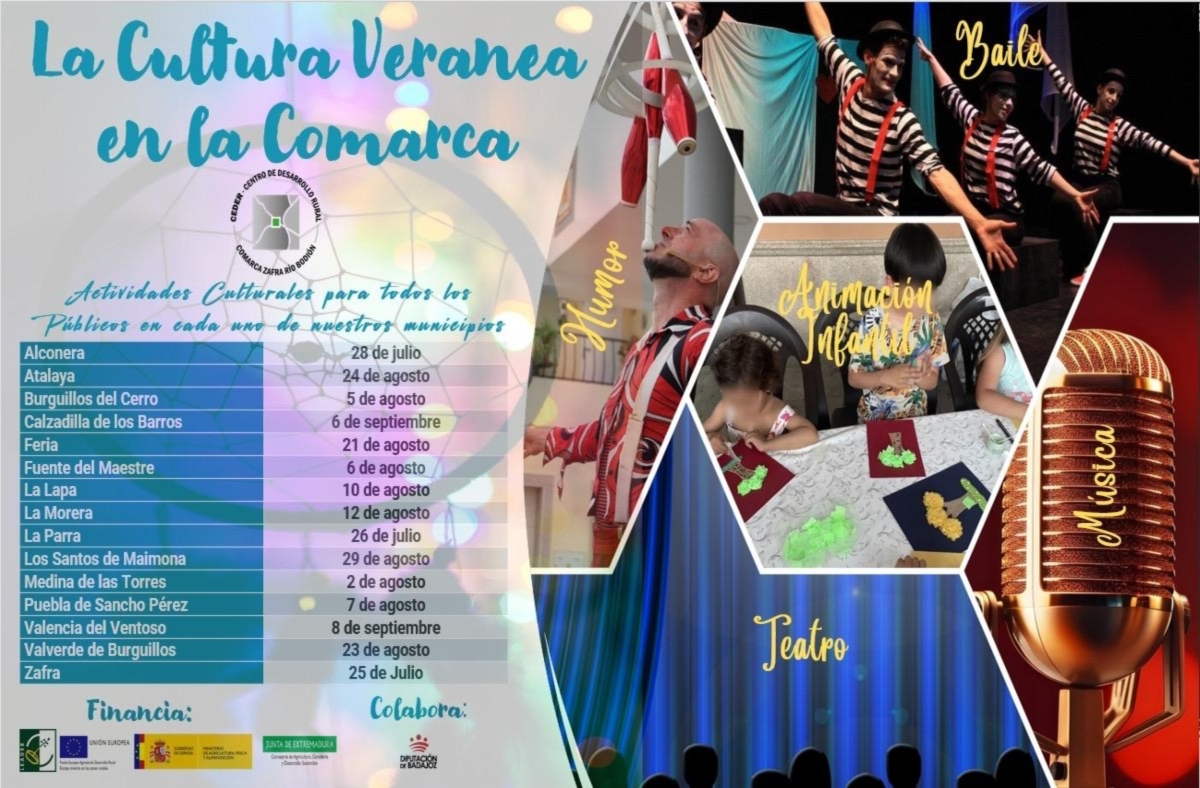 La comarca Zafra-Río Bodión se llena de cultura veraniega