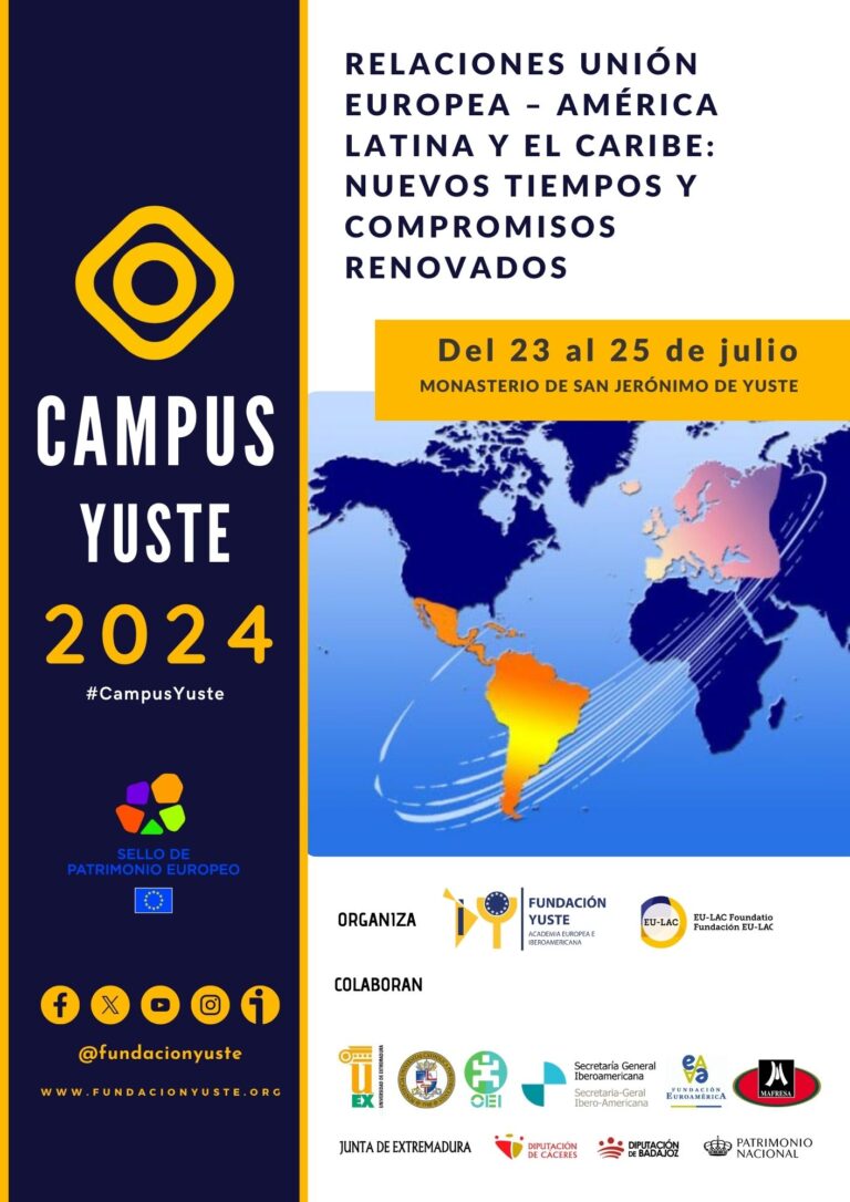 Campus Yuste organiza un curso para fomentar las alianzas entre Europa y América Latina y el Caribe