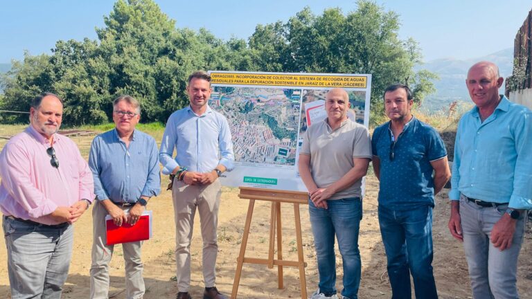 Arrancan las obras del nuevo EBAR de Jaraíz en las que la Junta invierte un millón de euros