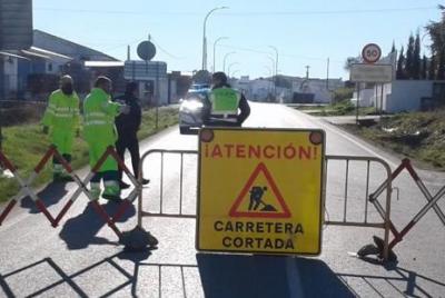 Cortes de tráfico en la Carretera Provincial BA-122, de Ribera del Fresno a Hinojosa del Valle. Tramo: Travesía de la localidad de Ribera del Fresno