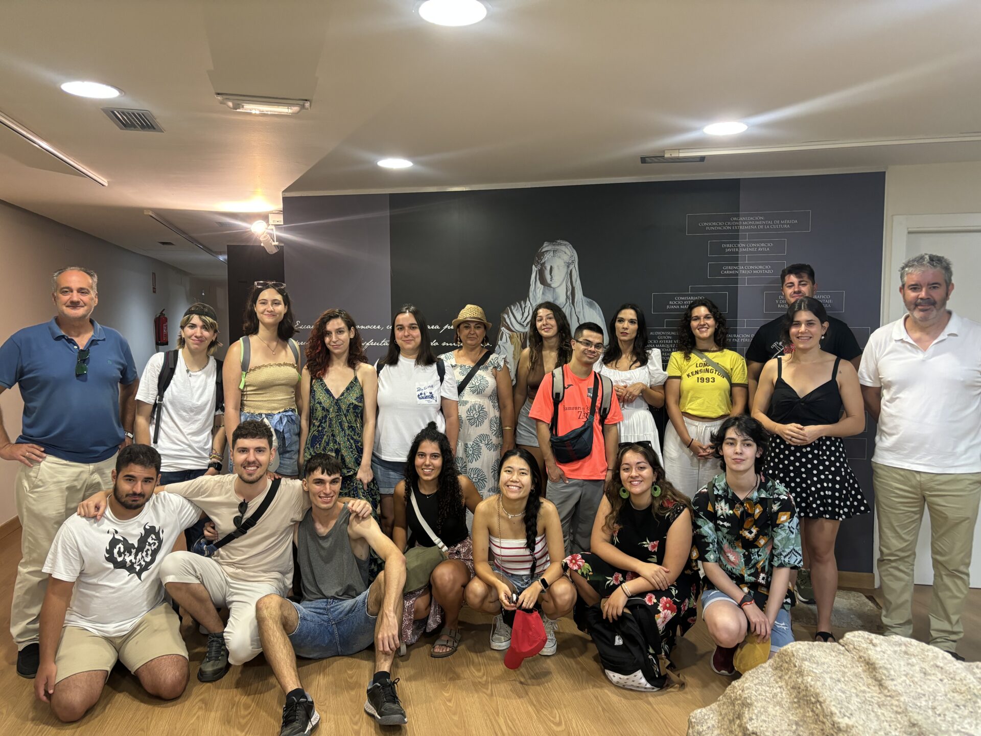 El IJEX facilita un año más la formación arqueológica de jóvenes en el campo de voluntariado Yacimiento arqueológico de Mérida
