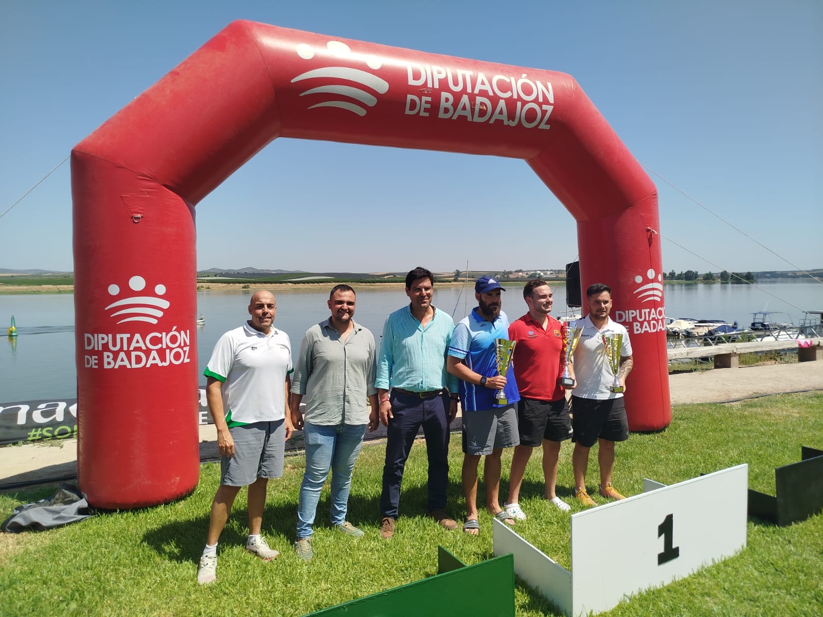 Más de cien palistas participaron en el VIII Campeonato Open Interterritorial Diputación de Badajoz