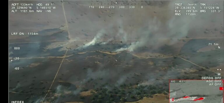 La Junta de Extremadura ha activado la Situación Operativa 1 del Plan Infocaex por un incendio originado en Alía