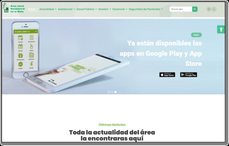 El Área de Salud de Navalmoral de la Mata dispone de nueva web y de guías de acogida para pacientes y acompañantes, y nuevos profesionales