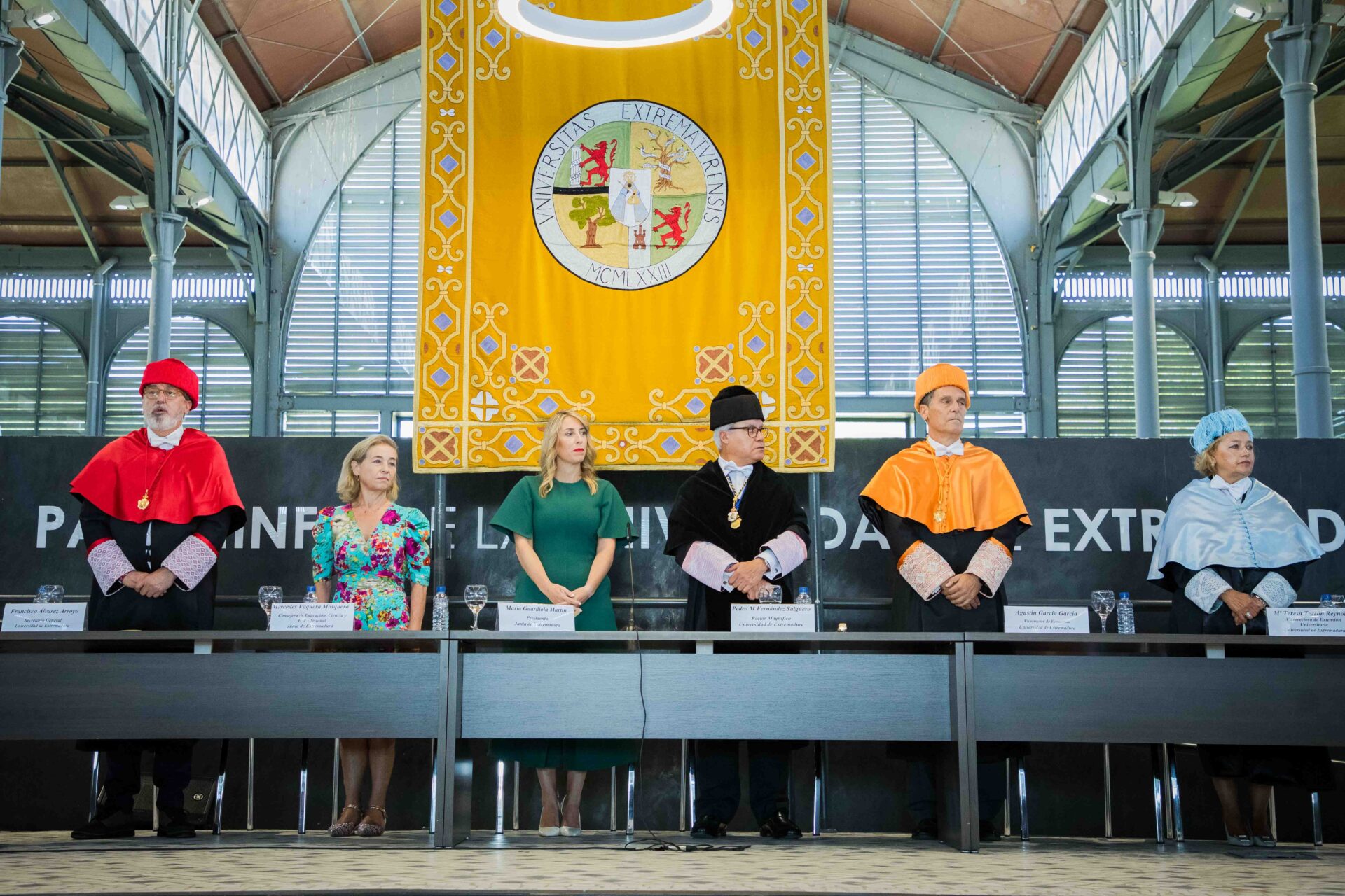 Guardiola participa en la inauguración del curso académico de la UEx y ratifica el compromiso de la Junta con la institución