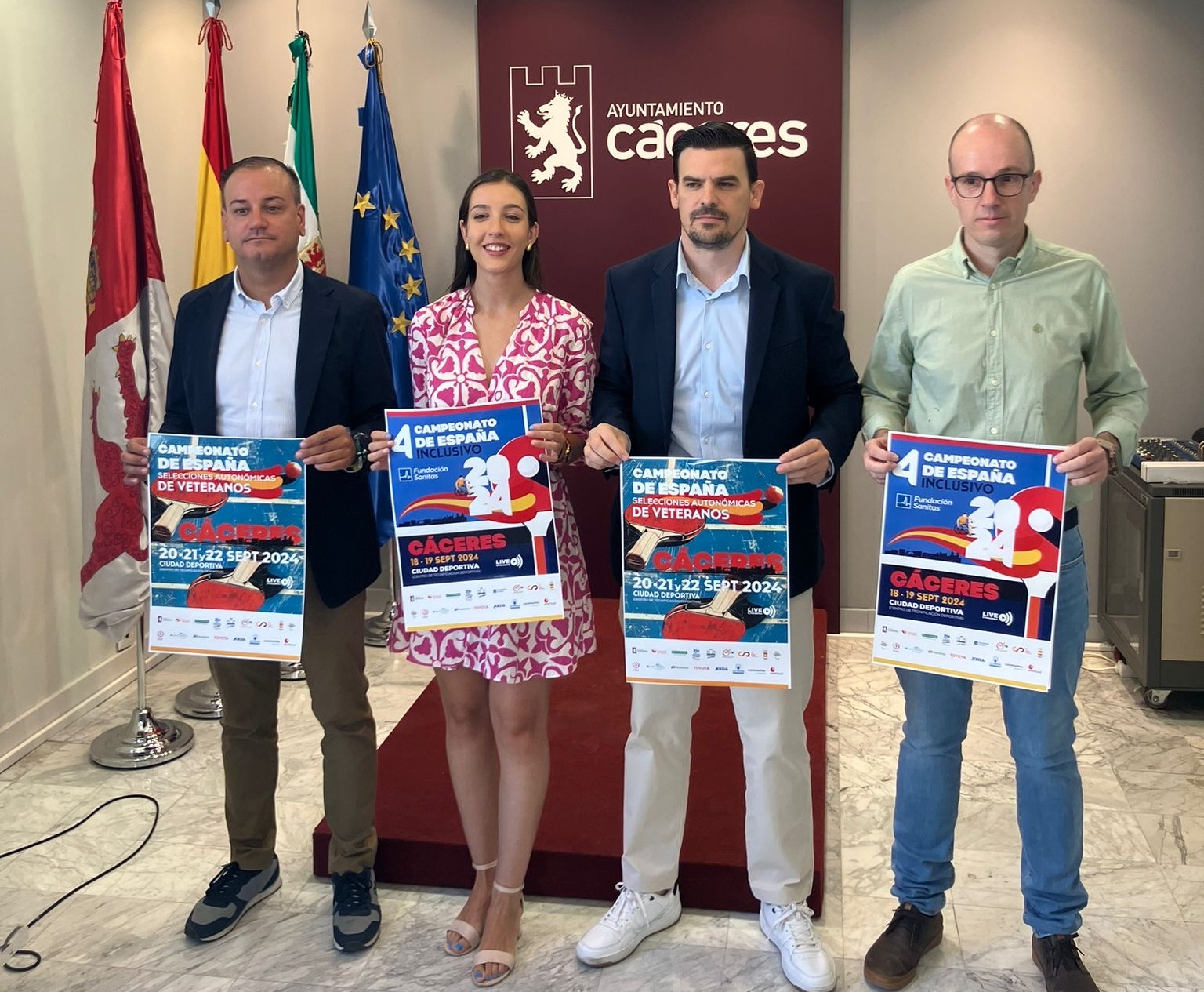 Extremadura abre la temporada deportiva nacional de tenis de mesa con varios campeonatos en Cáceres