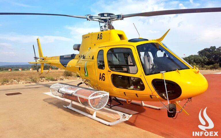 El Plan Infoex declara el nivel 1 en sendos incendios forestales en Puebla de la Reina y Magacela