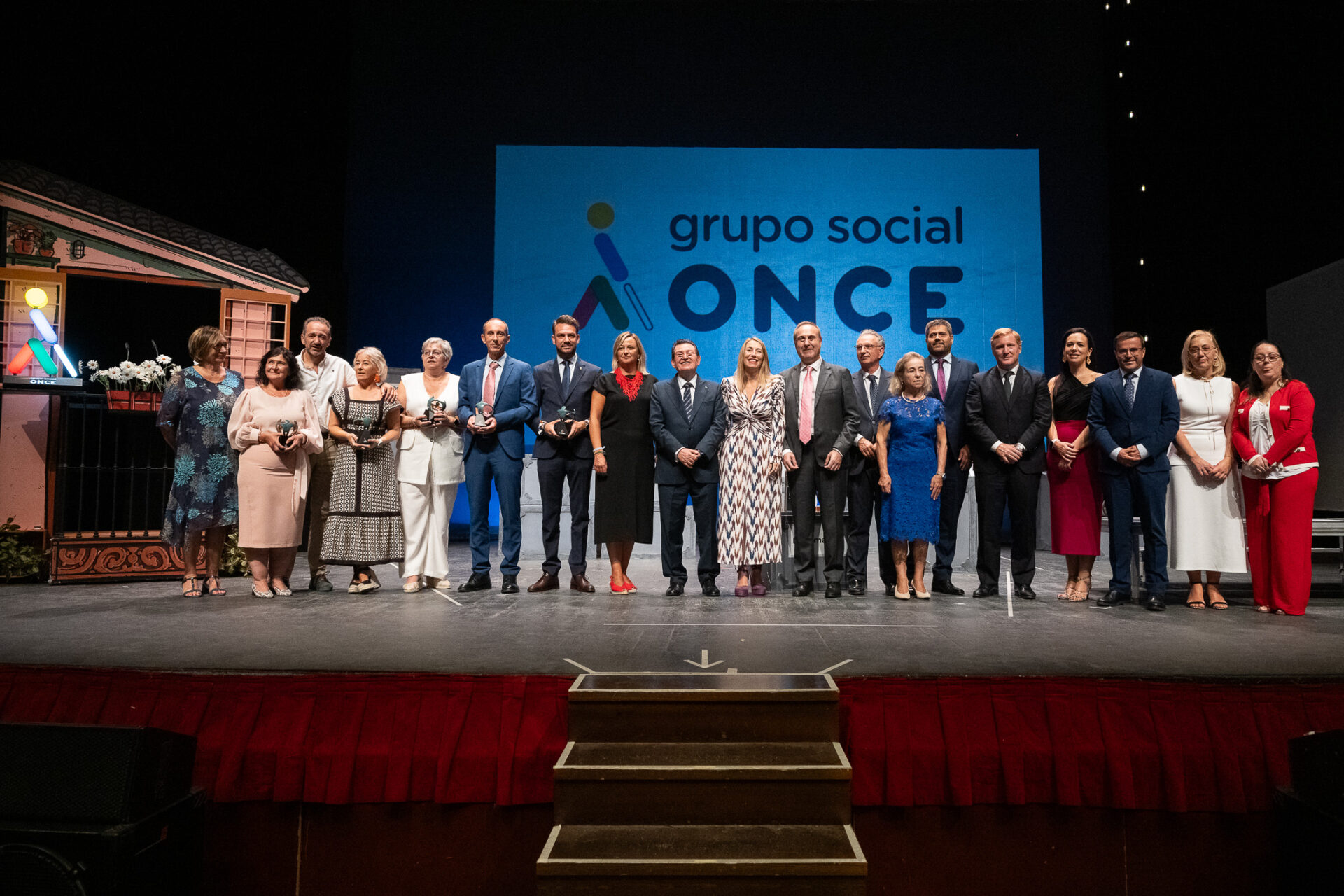 Guardiola ensalza la labor de los galardonados con los Premios Solidarios de la ONCE y avanza que las obras del CADEX de Mérida finalizarán en octubre