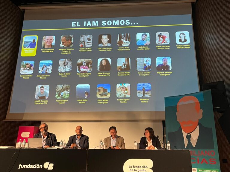 La Junta de Extremadura destaca el papel del IAM para promover la investigación científica sobre el patrimonio arqueológico regional e internacional