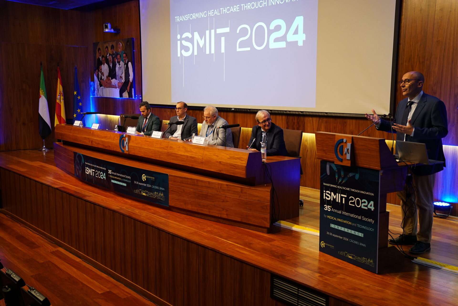 El 35 Congreso de la Sociedad Internacional de Innovación y Tecnología Médica en el CCMIJU “sitúa a Extremadura en el mapa de la investigación biomédica”