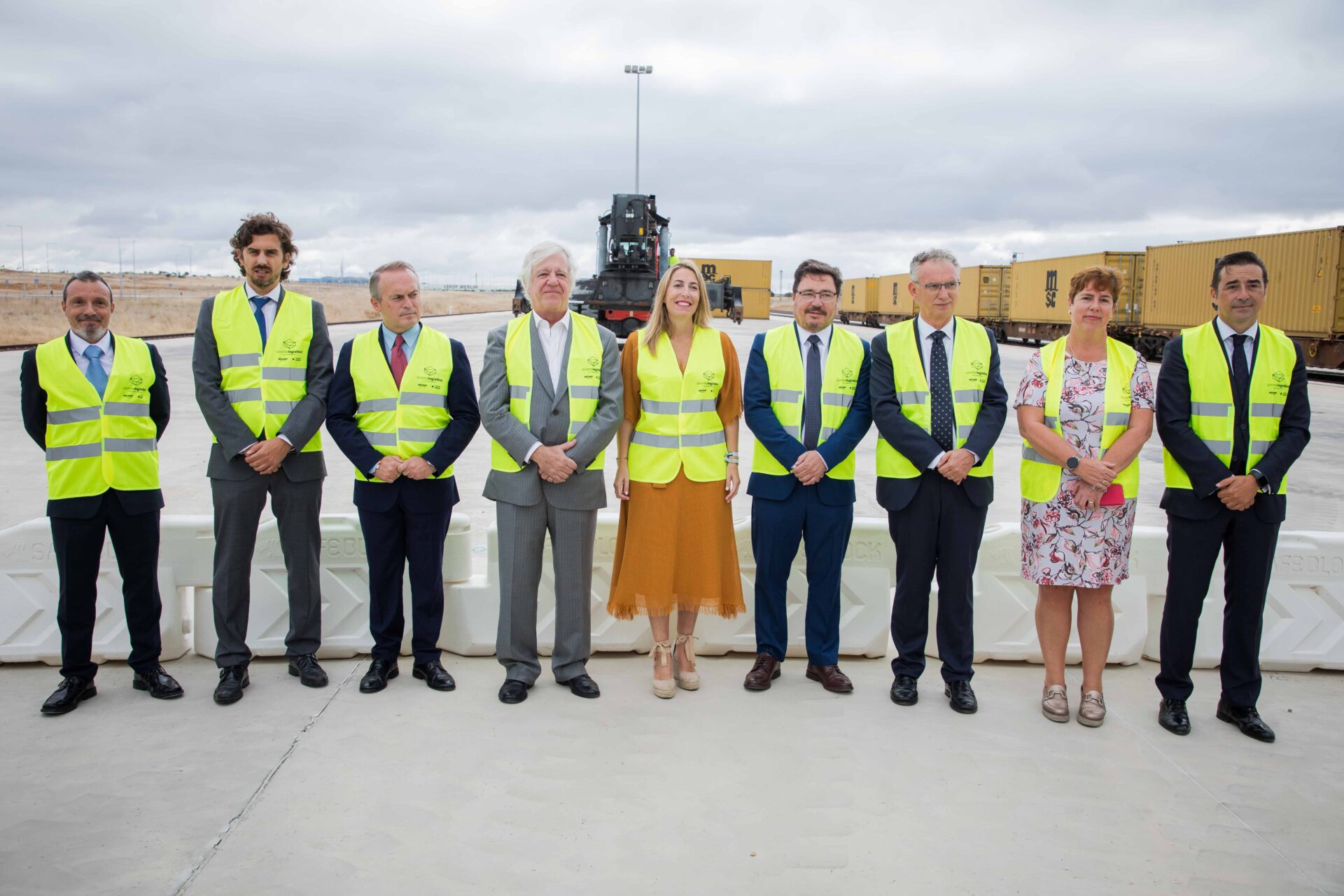 María Guardiola inaugura la Terminal Ferroviaria de la Plataforma Logística de Badajoz: “va a situar a Extremadura como un núcleo clave en el intercambio de mercancías”