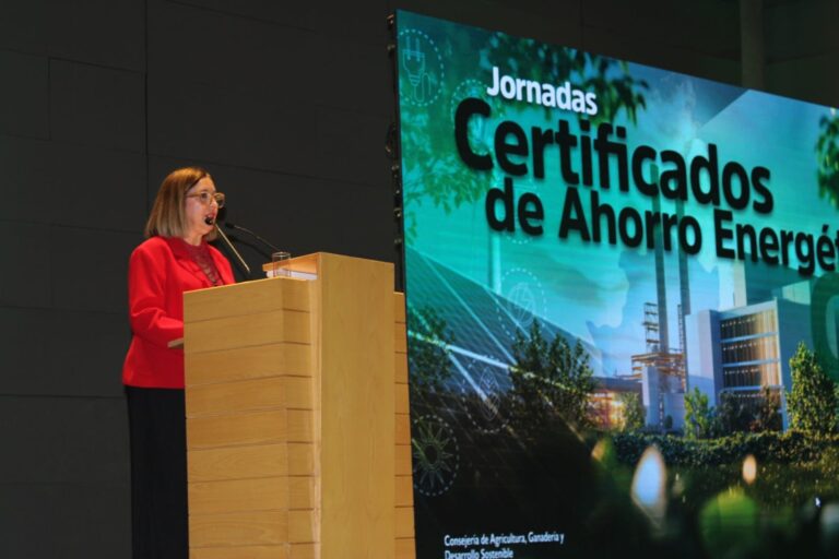 Mercedes Morán anima a empresas y administraciones públicas a solicitar los Certificados de Ahorro Energético (CAE)