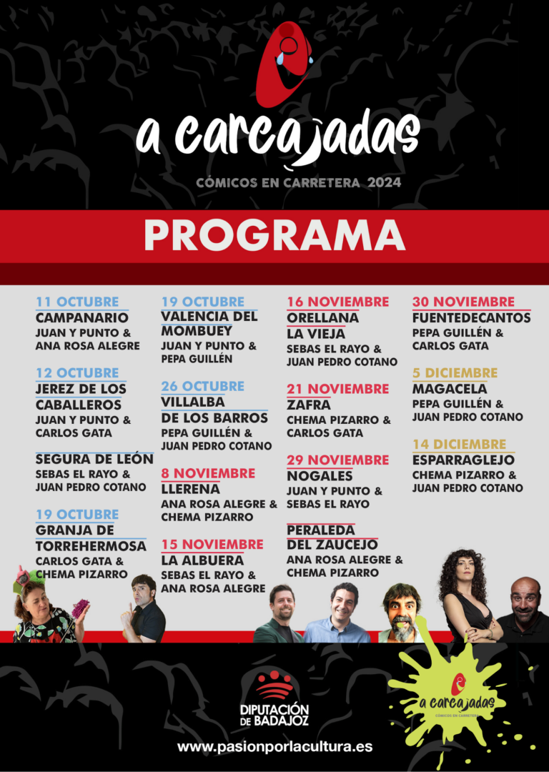 Los monólogos de ‘A Carcajadas: cómicos en la carretera’ se instalan en la provincia de Badajoz