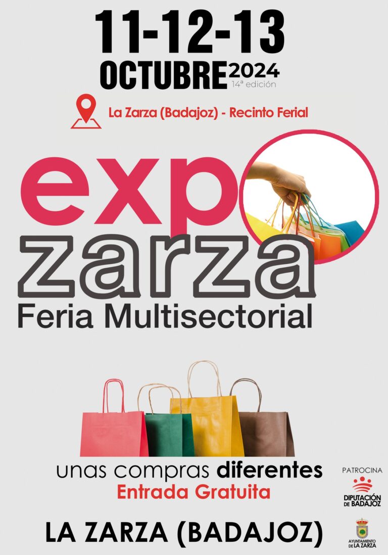 Del 11 al 13 de octubre tendrá lugar EXPOZARZA, un espacio de promoción para las empresas locales