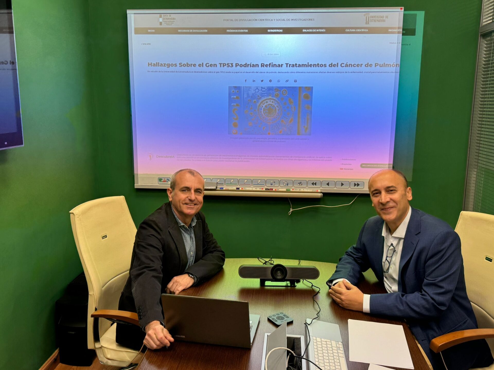 La Universidad de Extremadura potencia su portal de divulgación científica con tecnología de inteligencia artificial