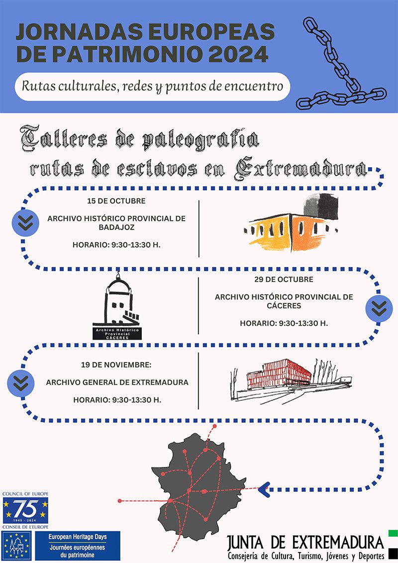 El Archivo Histórico Provincial de Badajoz organiza un taller de Paleografía para celebrar las Jornadas Mundiales de Patrimonio