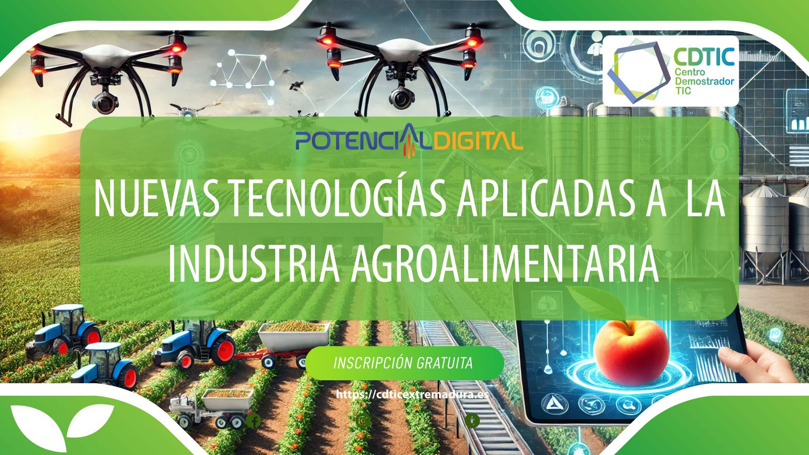 Digitalización Regional organiza una jornada sobre nuevas tecnologías aplicadas a la industria agroalimentaria