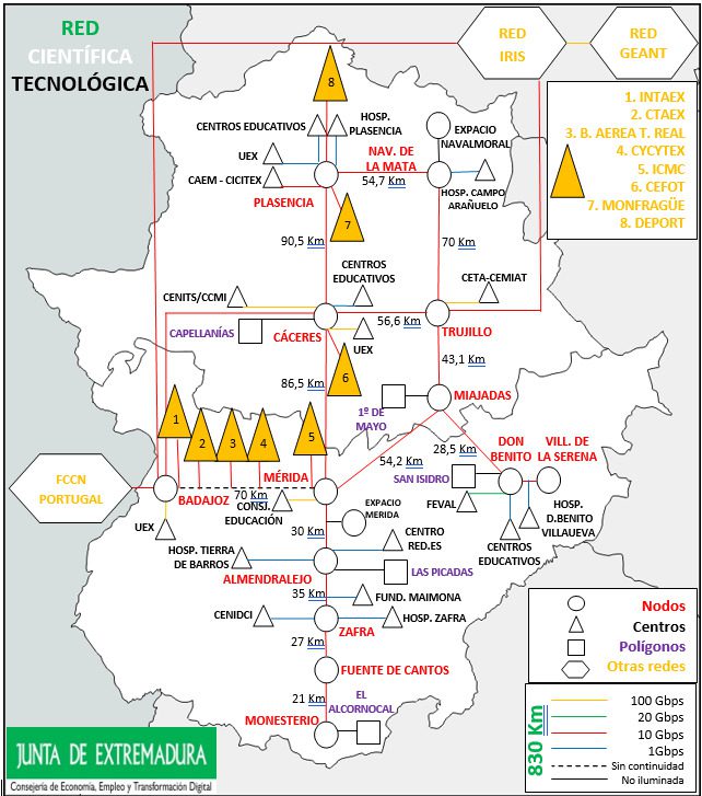 La Junta incorporará a la Red Científico-Tecnológica de Extremadura al CEFOT de Cáceres y a la base aérea de Talavera