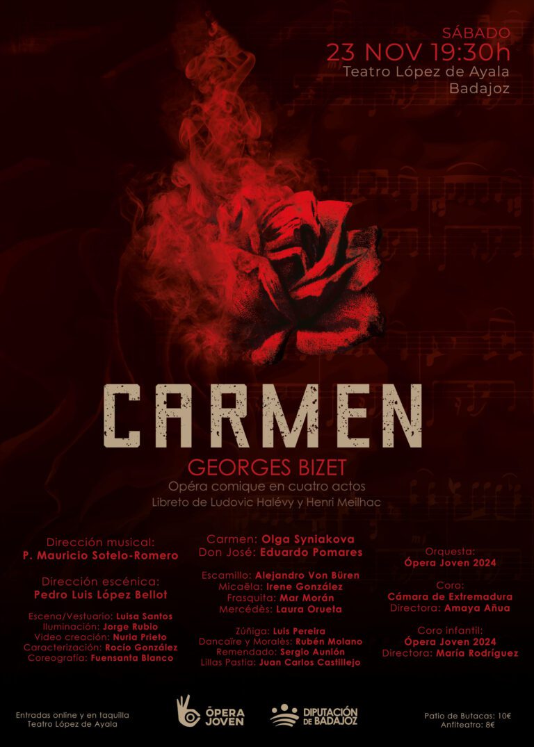 Están disponibles las entradas para ‘Carmen’, la función principal de ‘Ópera Joven’