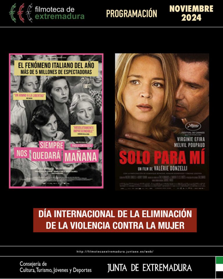 La Filmoteca de Extremadura programa 8 ciclos con 21 películas a lo largo del mes de noviembre en sus 11 sedes repartidas por la región