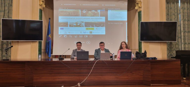 La Diputación de Badajoz, sede de la reunión de seguimiento del proyecto Oleoturismo España