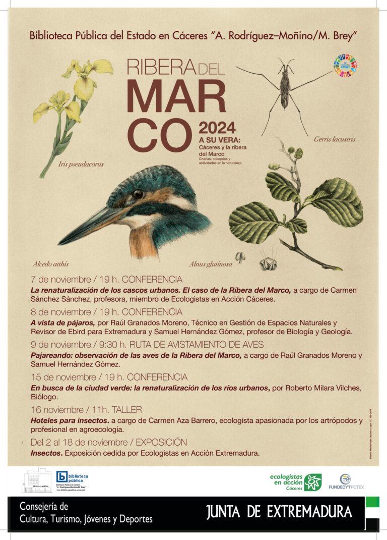 La naturaleza, la mujer y los más pequeños protagonizan las actividades de este mes en la Biblioteca Rodríguez Moñiño-Brey de Cáceres