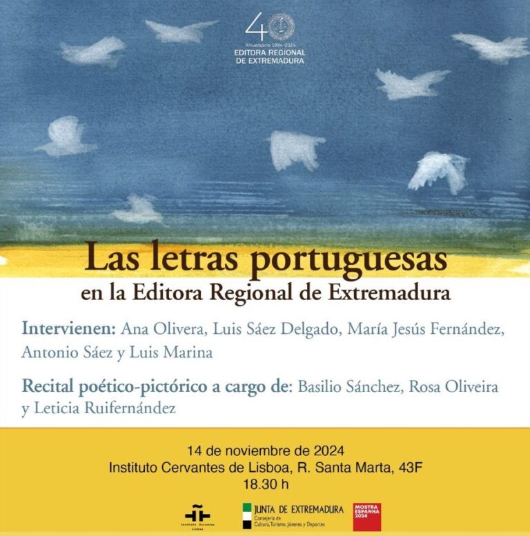 La Editora Regional de Extremadura conmemora su 40º aniversario en el Instituto Cervantes de Lisboa