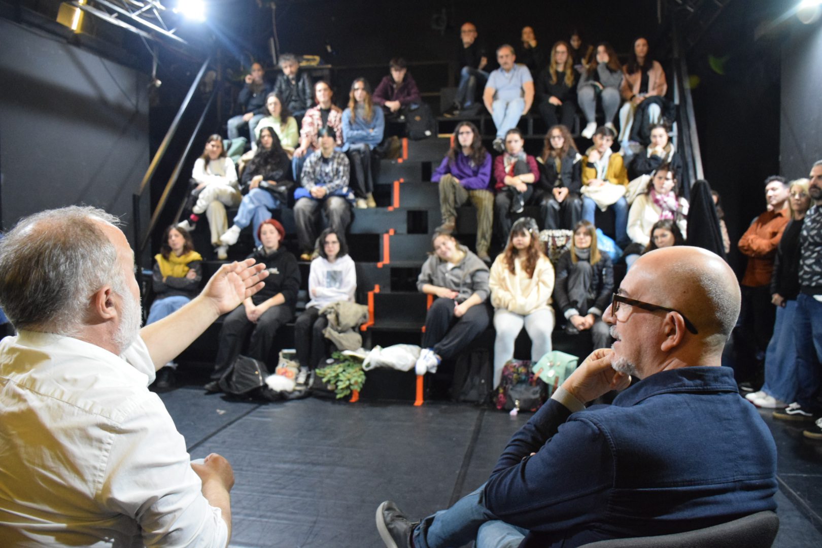 La Filmoteca de Extremadura propicia un encuentro entre el actor Luis Bermejo, protagonista de ‘Norberta’, y los alumnos de la ESAD