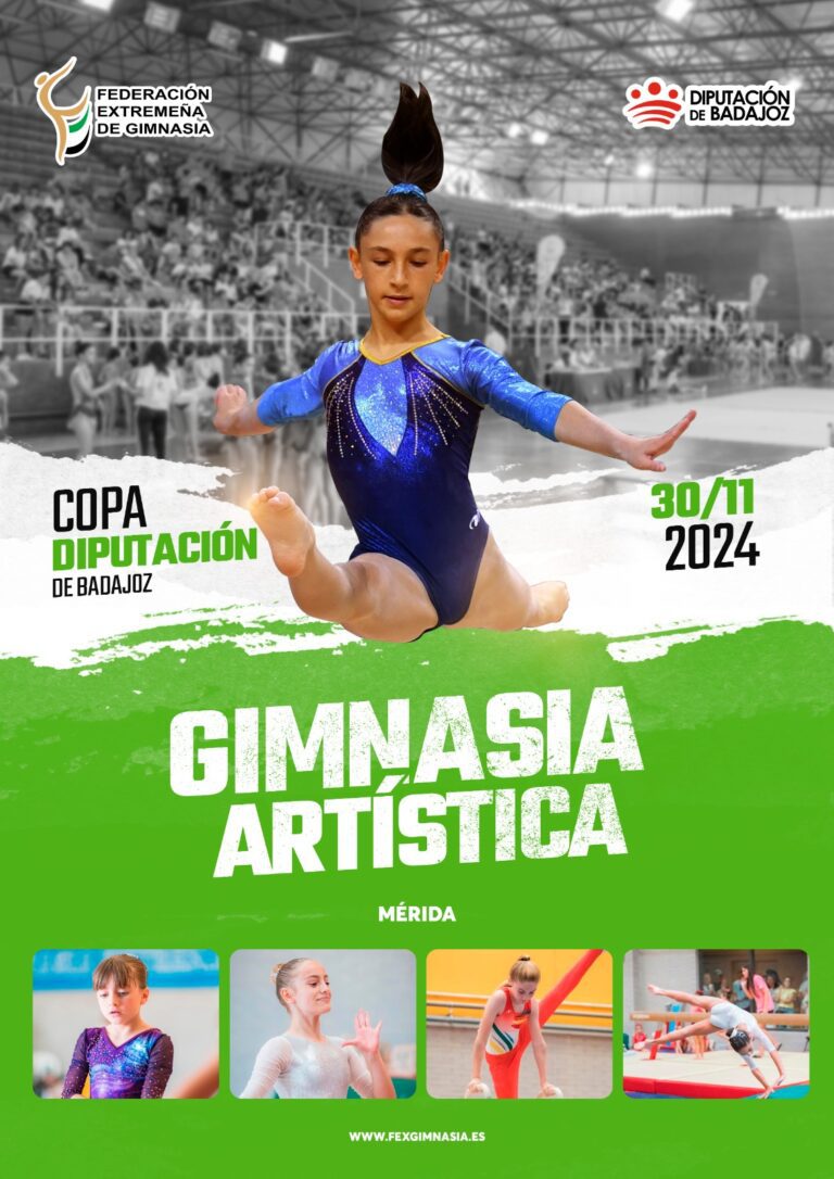 Mérida y Almendralejo acogerán la VII edición de la Copa Diputación de Gimnasia