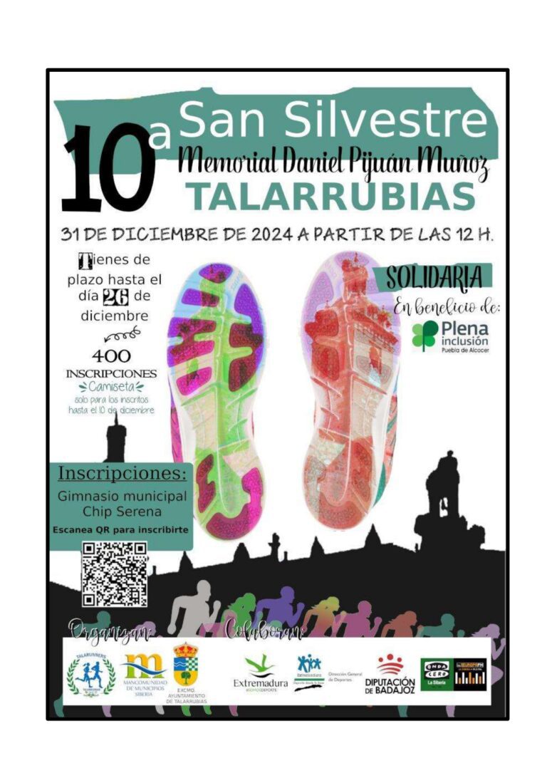 La X San Silvestre de Talarrubias recaudará fondos para los personas con discapacidad intelectual o del desarrollo