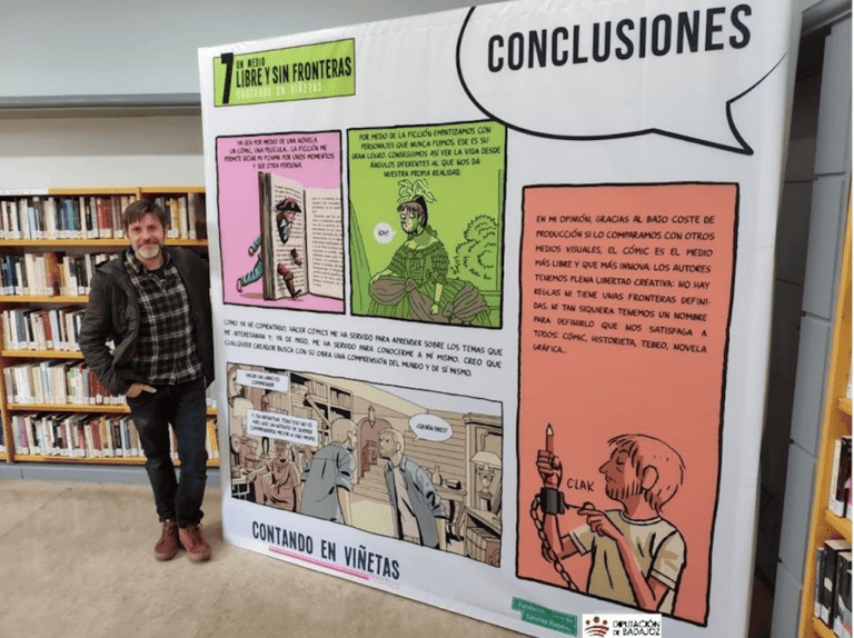 El conocido historietista Paco Roca estará en las bibliotecas de Guareña y Hornachos