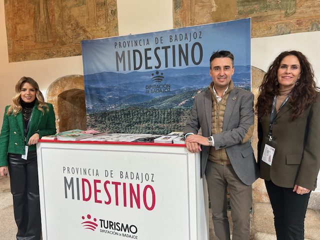 La Diputación de Badajoz participa en el Congreso Mundial de Turismo de Interior 2024 que se celebra en Cáceres