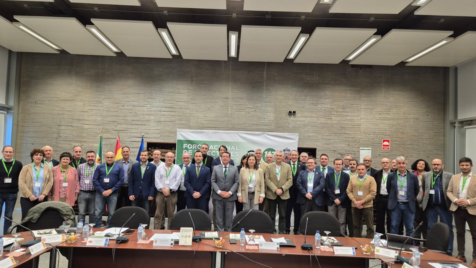 Fernando Manzano inaugura el XXX Foro Nacional de Directores y Responsables de Centros 112 de España en Mérida