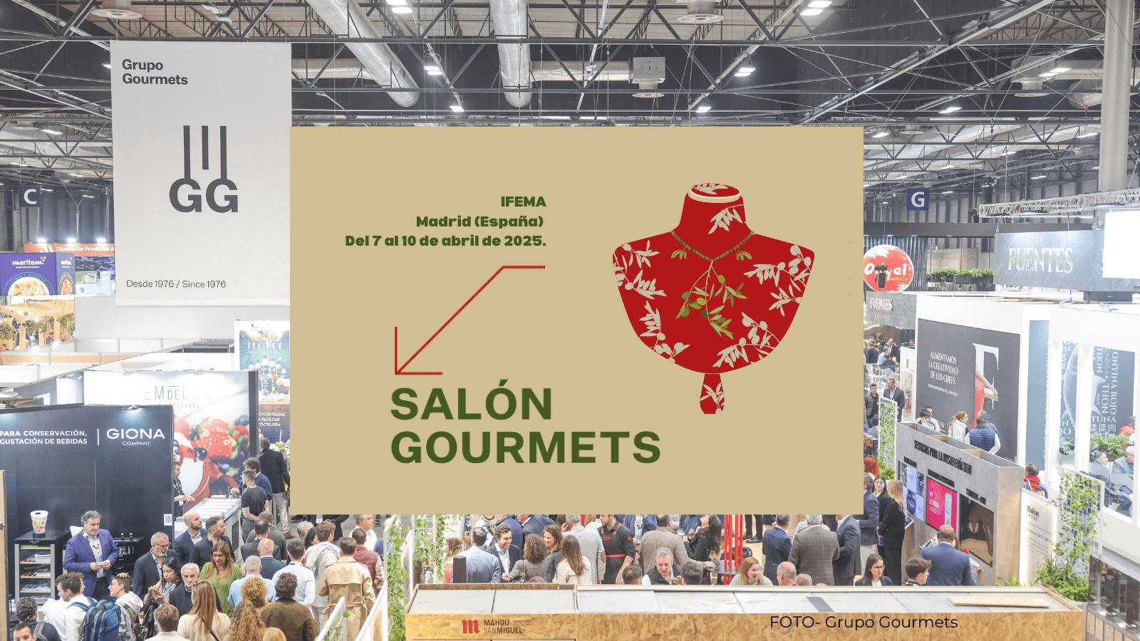 Abierto el plazo de solicitud de ayudas a empresas para participar en el Salón Gourmets de Madrid