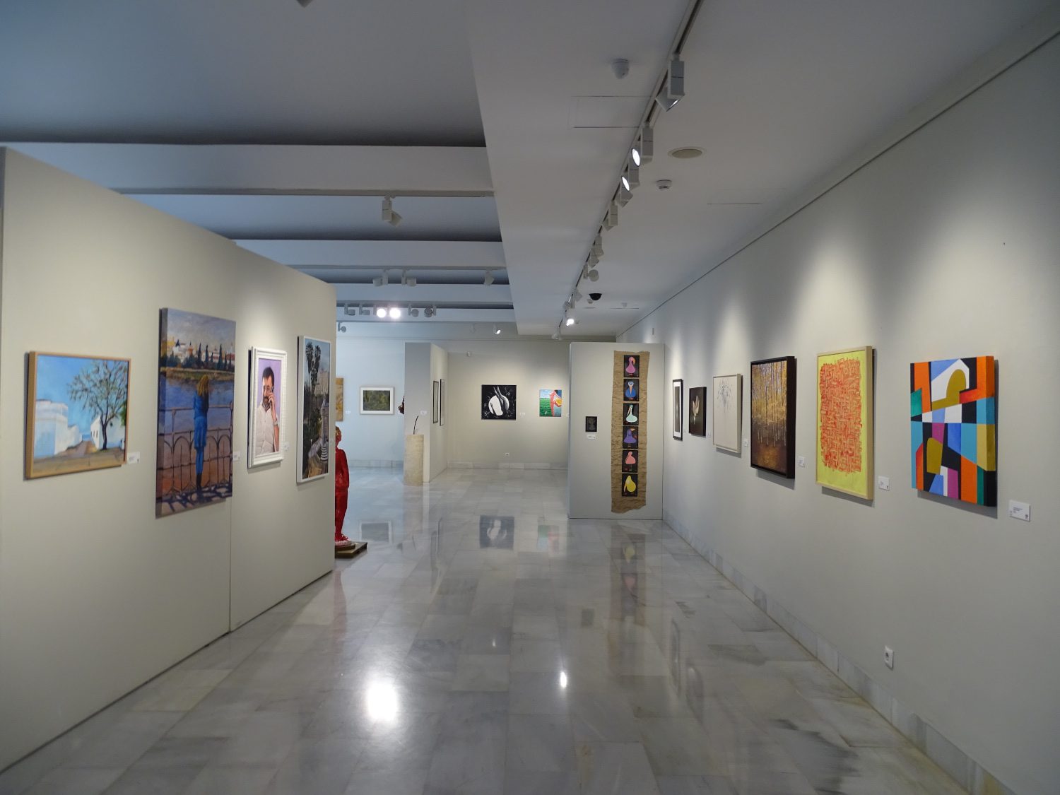 Más de 18.200 personas han entrado en el Palacio Provincial pacense para visitar la Sala Vaquero Poblador