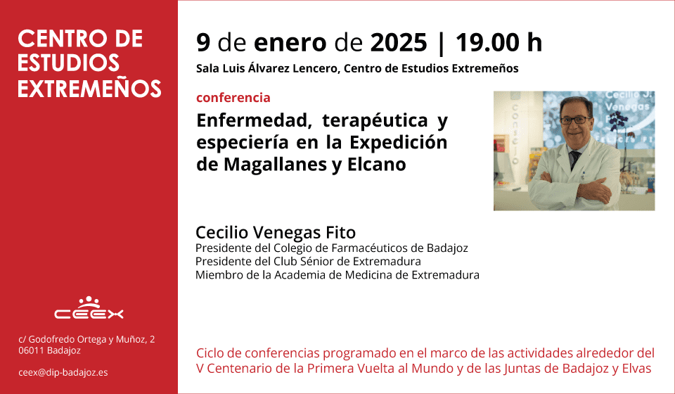El Centro de Estudios Extremeños une su centenario a la expedición de Magallanes y Elcano con un ciclo de conferencias sobre la primera vuelta al mundo