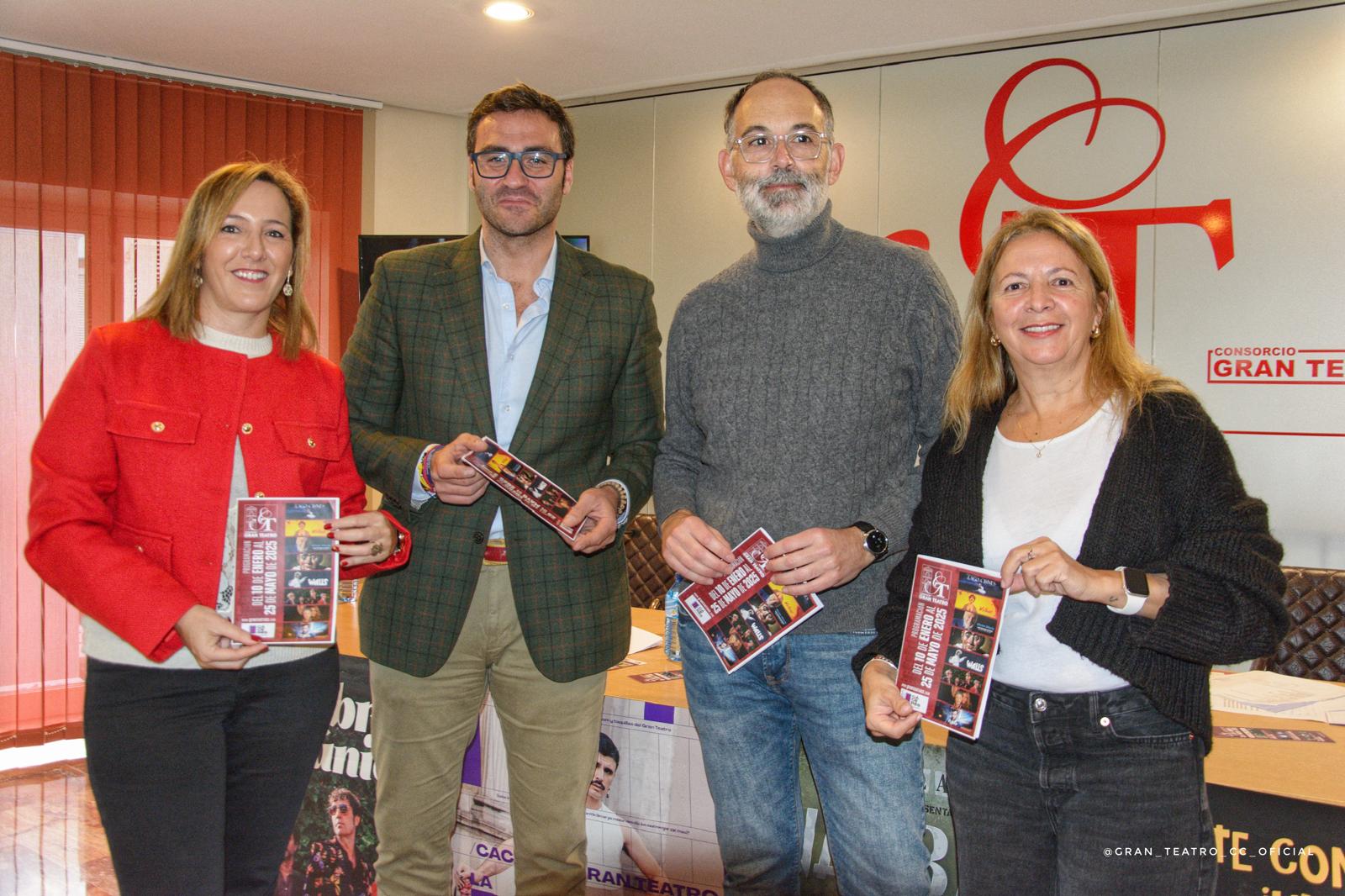 El Gran Teatro de Cáceres despliega una programación con más de 50 propuestas para todos los públicos en el primer semestre de este año