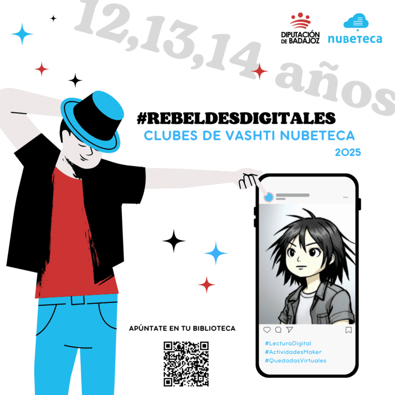 #RebeldesDigitales, el nuevo club de lectura en la nube para jóvenes entre 12 y 14 años
