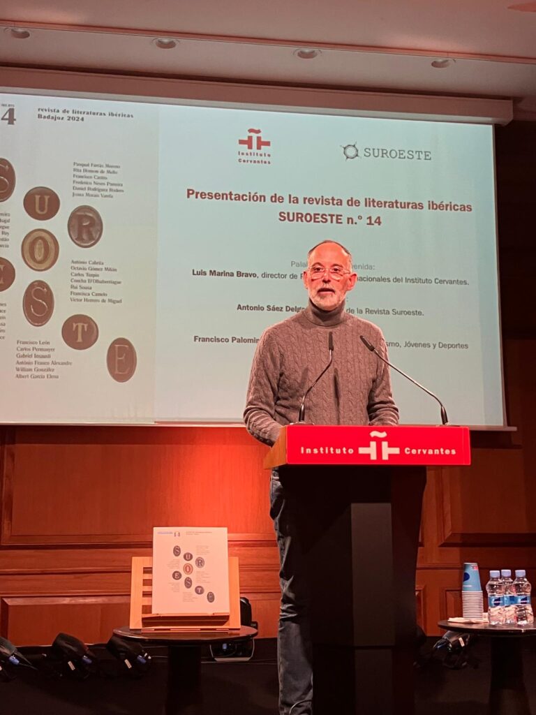 La Editora Regional de Extremadura presenta el nº 14 de la revista Suroeste de literaturas ibéricas en el Instituto Cervantes de Madrid