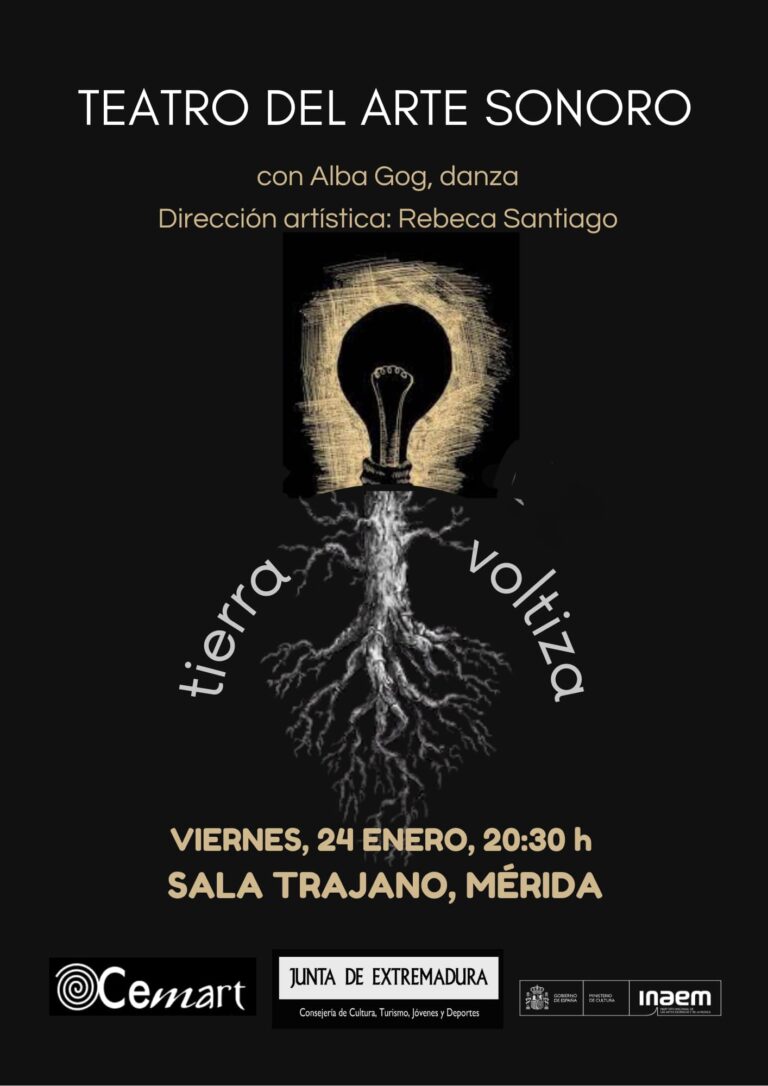 La Junta programa un espectáculo de danza contemporánea y patrimonio sonoro y una obra sobre ‘Calígula’ de Camus en la Sala Trajano este fin de semana