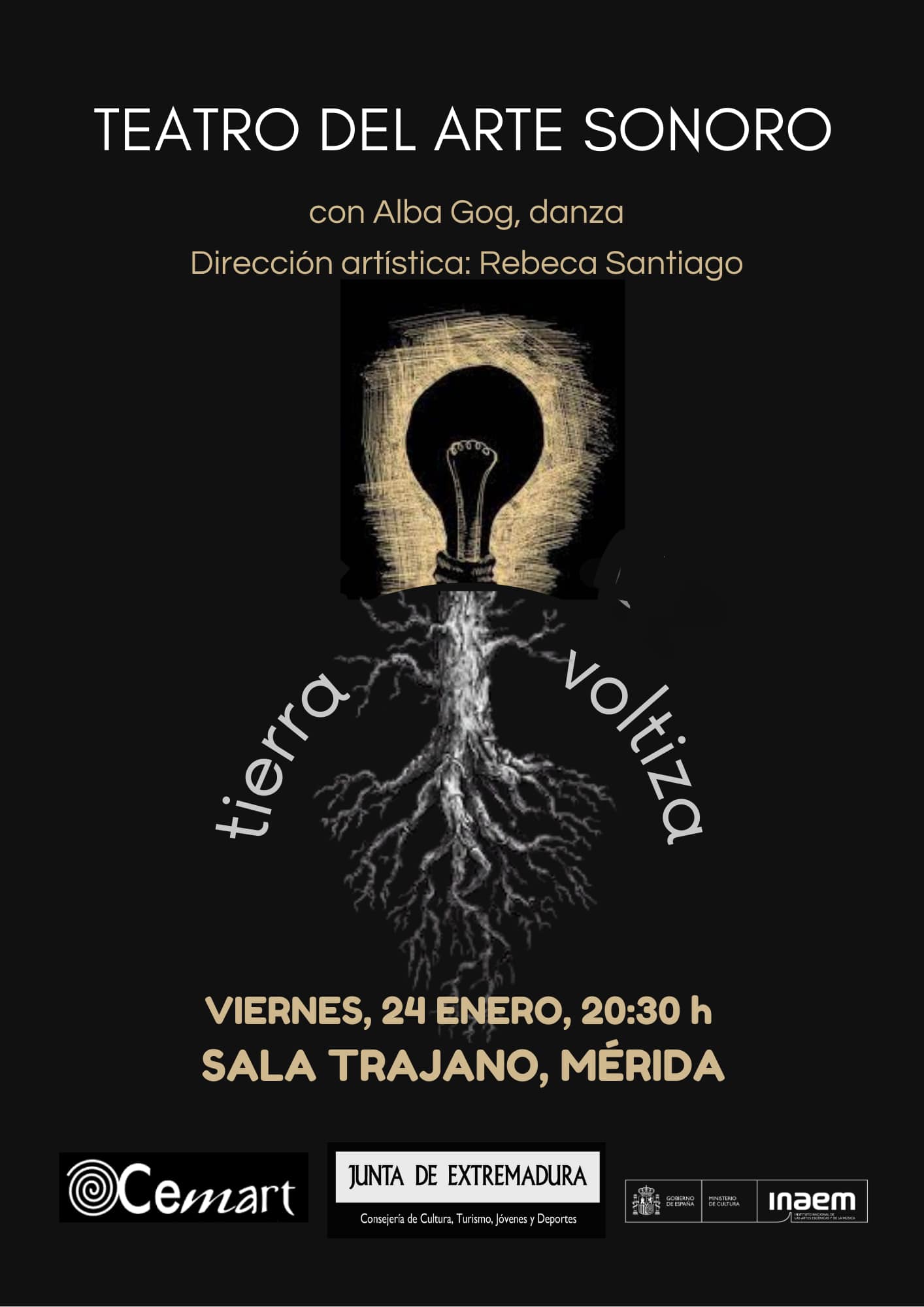 La Junta programa un espectáculo de danza contemporánea y patrimonio sonoro y una obra sobre ‘Calígula’ de Camus en la Sala Trajano este fin de semana