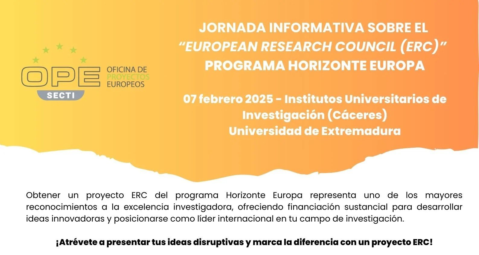 Ciencia organiza una jornada sobre nuevas oportunidades de financiación para la investigación extremeña con la participación de la Comisión Europea