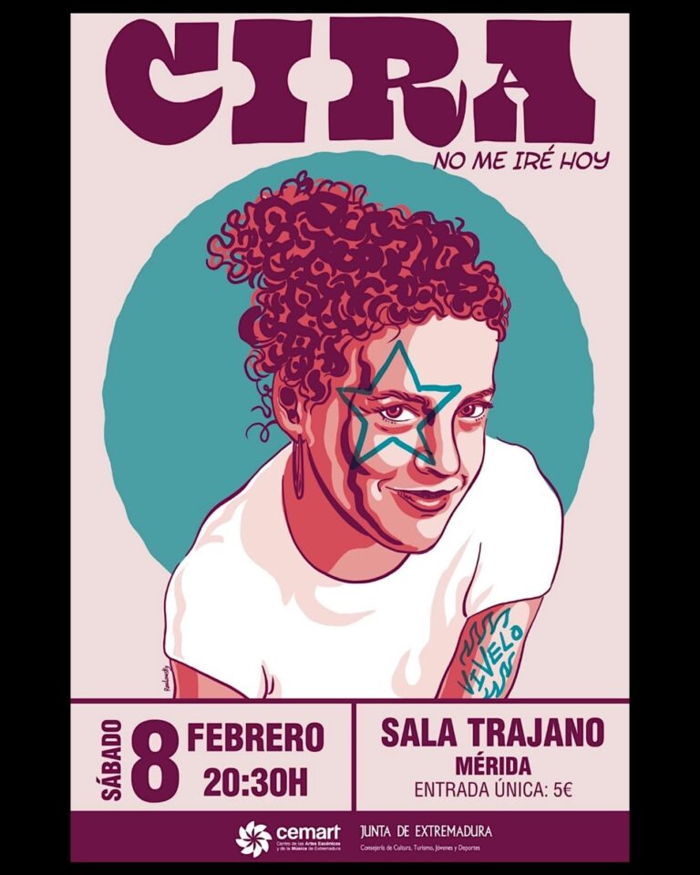 Un concierto de la cantante extremeña Cira y un espectáculo circense de clown, las propuestas de la Sala Trajano para el fin de semana