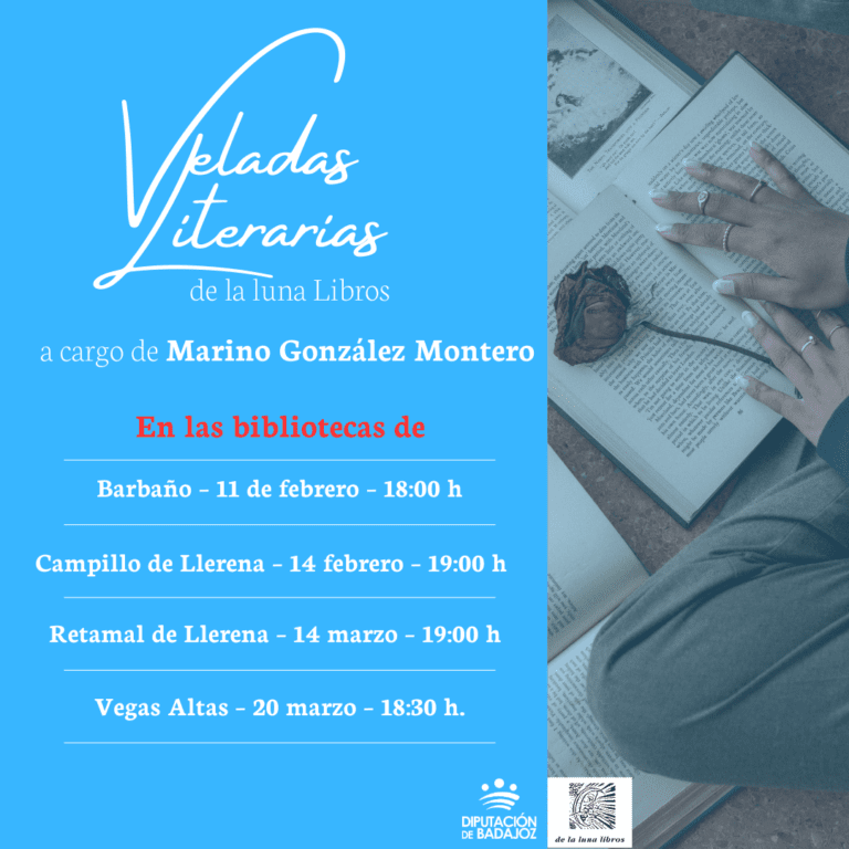 Veladas literarias para destacar las colecciones de las bibliotecas de los pueblos pequeños y su lectura