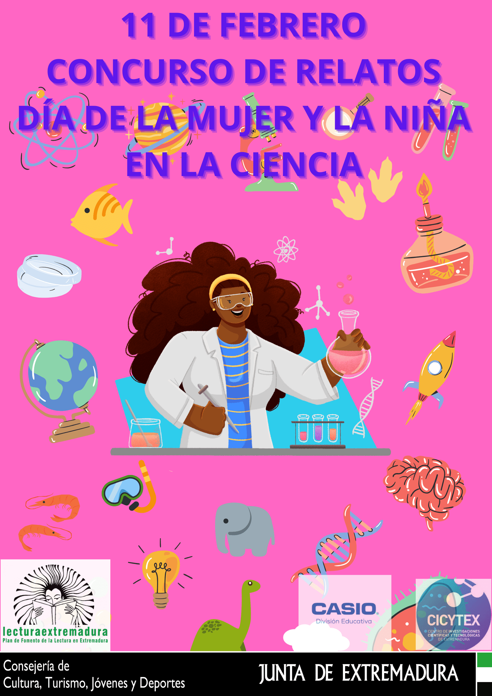 La Junta lanza una nueva edición del concurso de escritura creativa para celebrar el Día Internacional de la Mujer y la Niña en la Ciencia