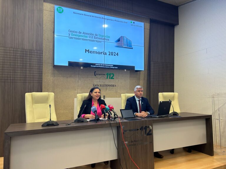 El 112 Extremadura coordinó 119.954 emergencias durante 2024 en la región